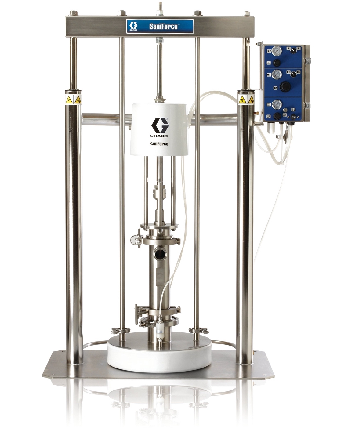 Graco SaniForce Sanitary Drum Unloader Piston Pumps Anderson Dahlen